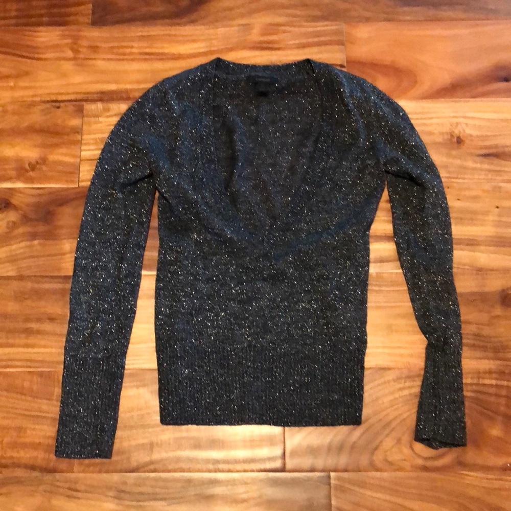 Metallic sweater